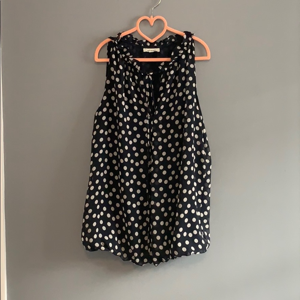 Polka dot blouse